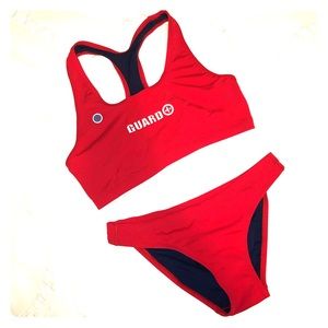 OW Lifeguard Racer Back Top and Bikini Bottom